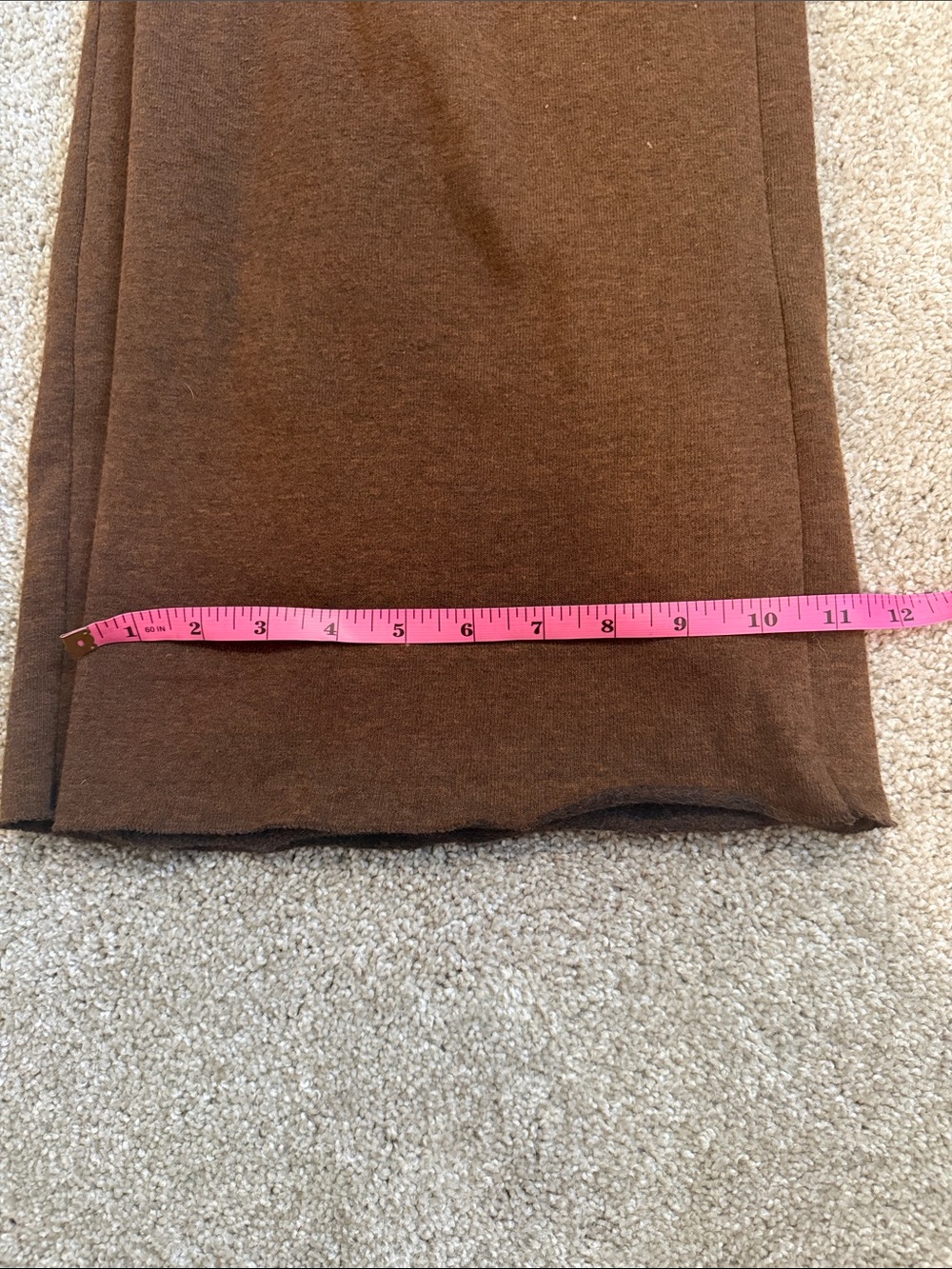 Aviator Nation Brown Hoodie with stripes XS AND Brown wide leg sweatpants Small - Picture 9 of 9